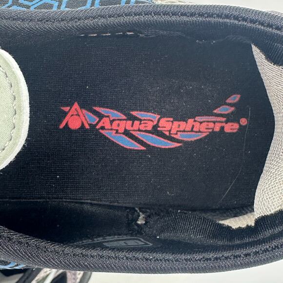 Aqua Sphere Sporter‎ Beachwalker Black Blue Beach Shoes Pool River Size M9 W11 - Picture 3 of 11